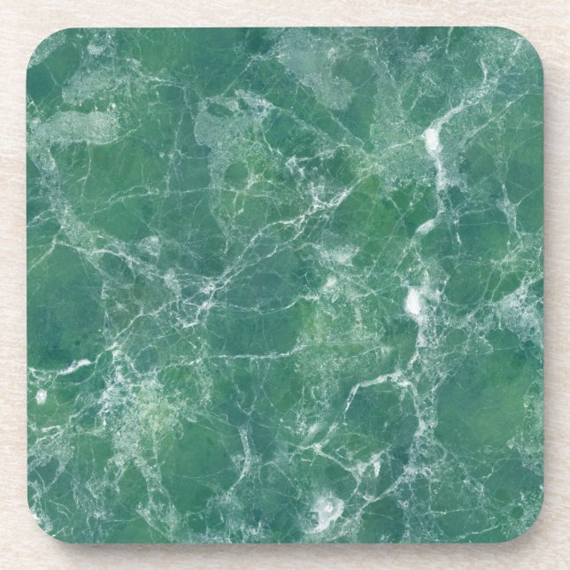 Green marble coaster (Front)