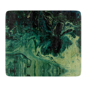 Green Marble Decor Nature Natural Stone Acrylic Cutting Board