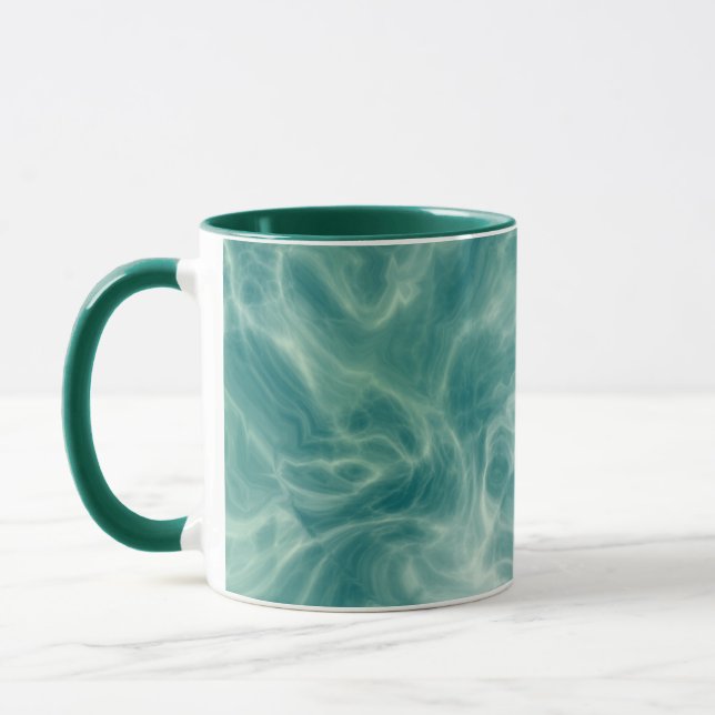 Green Marble   Mug (Left)