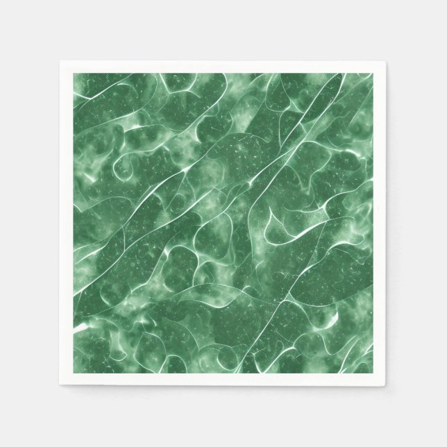 Green Marble Napkin (Front)
