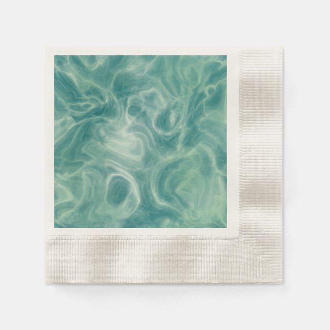 Green Marble  Napkin (Front)