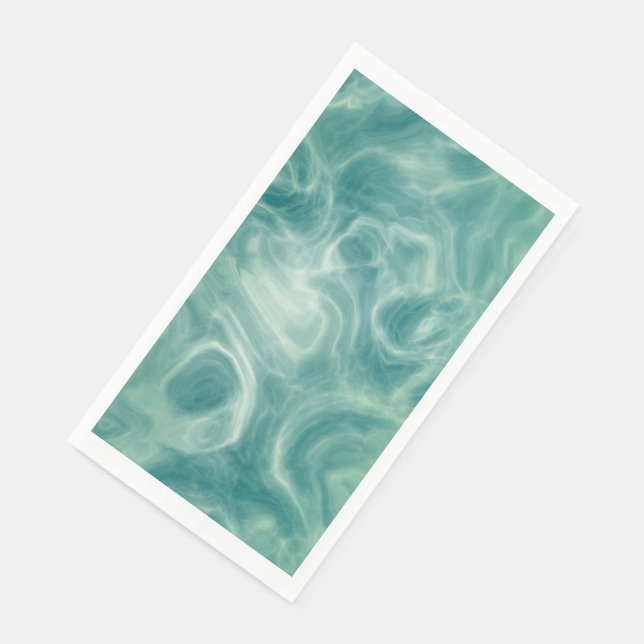 Green Marble  Napkin (Corner)