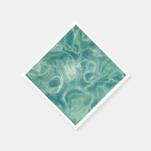 Green Marble  Napkin (Corner)