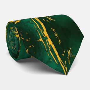 Green Marble Neck Tie