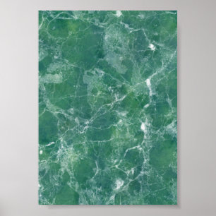Green marble poster