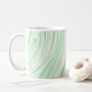 Green Marble Swirls Marbled Marbling Lines Coffee Mug