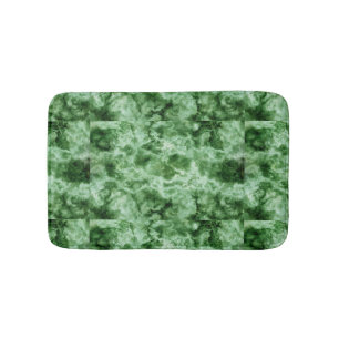 Green Marble Texture Bath Mat