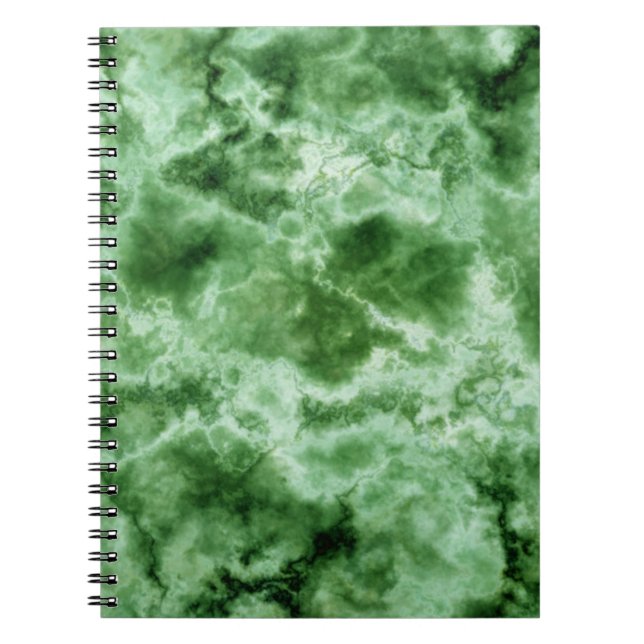 Green Marble Texture Notebook (Front)