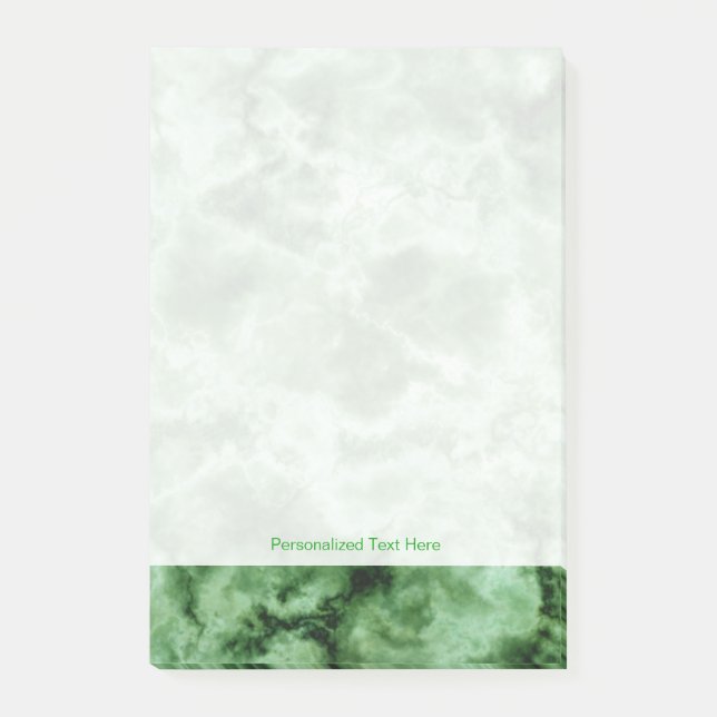 Green Marble Texture Post-it Notes (Front)