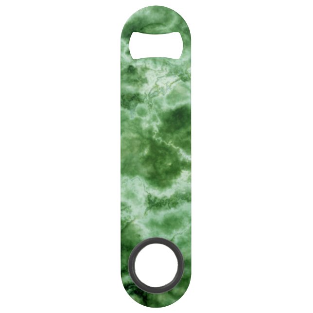 Green Marble Texture Speed Bottle Opener (Front)