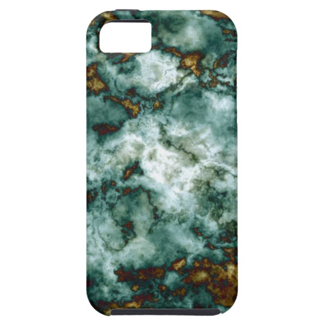 Green Marble Texture With Veins Case-Mate iPhone Case (Back)