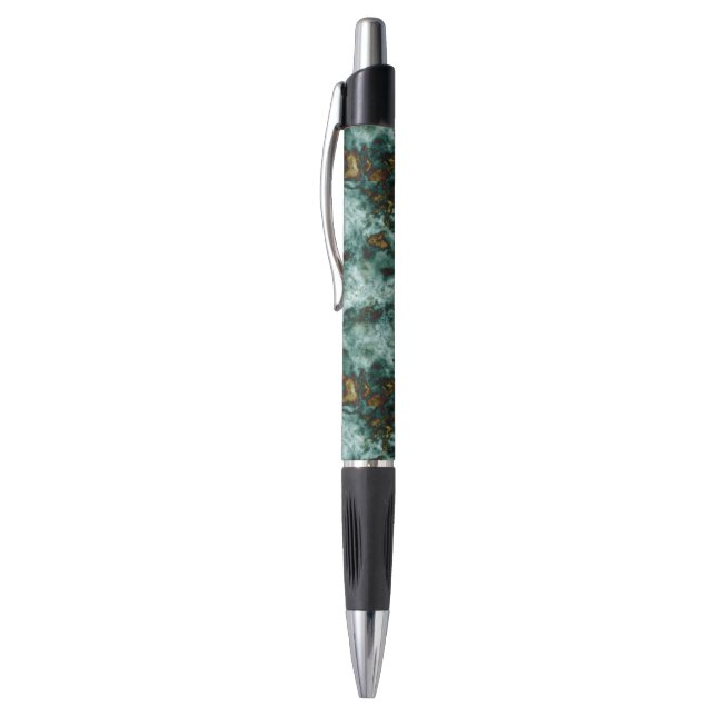 Green Marble Texture With Veins Pen (Top (Vertical))