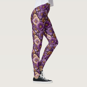 Green Maternity Anemones Themed Anniversary Gifts  Leggings
