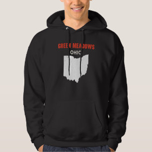 Green Meadows Ohio USA State America Travel Ohioan Hoodie