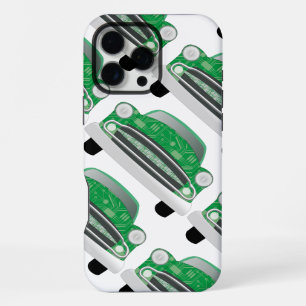 Green Mean Retro Car Boy's Birthday iPhone 16 Pro Max Case