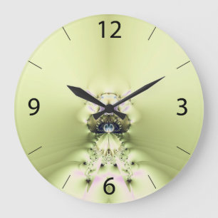 Green Meditation Wall Clock