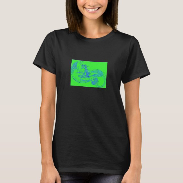 green mermaid t-shirt (Front)