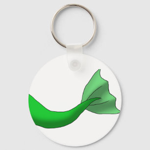 Green Mermaid Tail Keychain