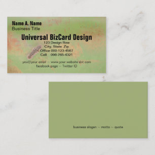 Green Metal Weld Grunge Photograph Business Card