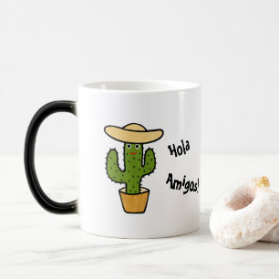 Green Mexican cactus Magic Mug