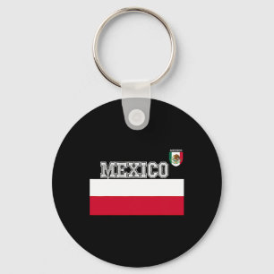 Green Mexican Soccer Jersey Flag Footbyll Kits Byl Keychain