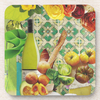 Green Mexican Tile Coaster