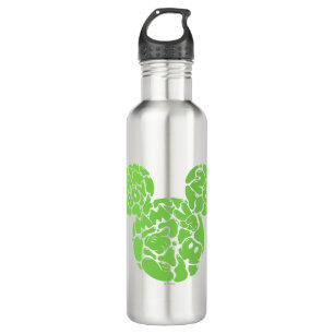 Green Mickey Mouse Liquid Icon 710 Ml Water Bottle