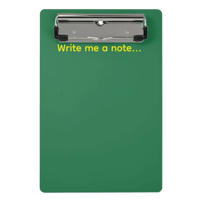 Green Mini Clipboard (Front)