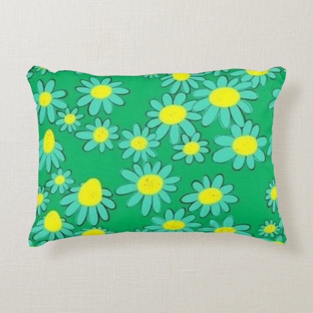 Green Mint Accent Pillow (Front)
