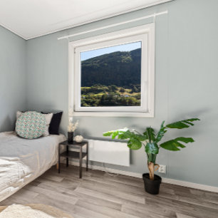 Green mint beige abstract geometric pattern round pillow