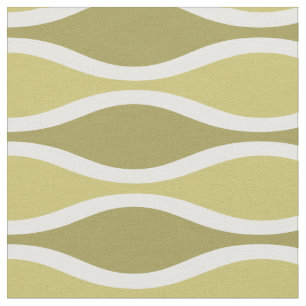 Green Mod Hourglass Fabric