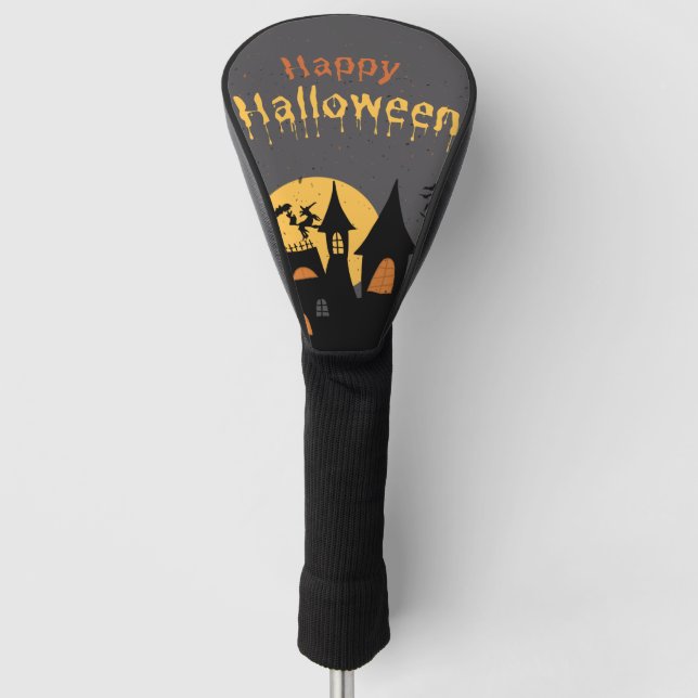 Green Modern Custom Best Driver Golf Head Cover (Front)