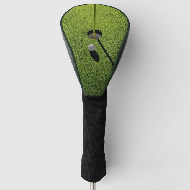 Green Modern Golf Tips Custom Best Driver  Head Cover (Front)