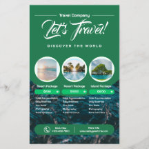 Green Modern Pastel Travel Agency Promotional