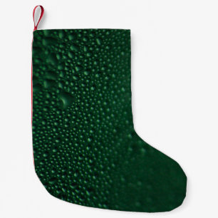 Green moist small christmas stocking