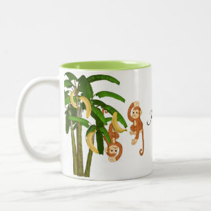 Green Monkey Bananas Mug