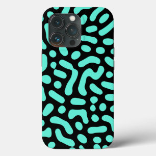 Green Monochromatic Geometric Shapes  iPhone 13 Pro Case