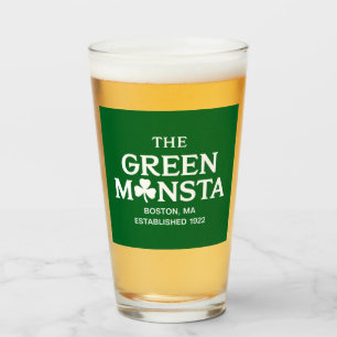Green Monsta Boston Green Monstah Baseball Gift Glass