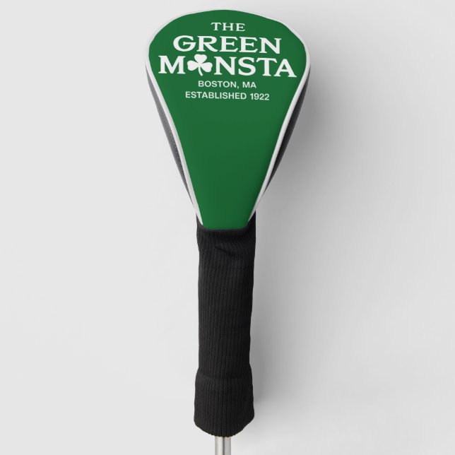 Green Monsta Boston Green Monstah Baseball Gift  Golf Head Cover (Front)