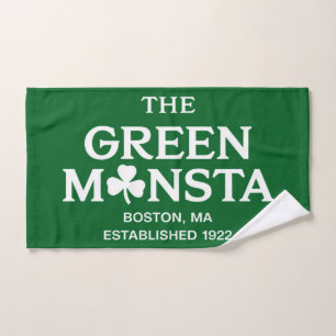 Green Monsta Boston Green Monstah Baseball Gift Hand Towel
