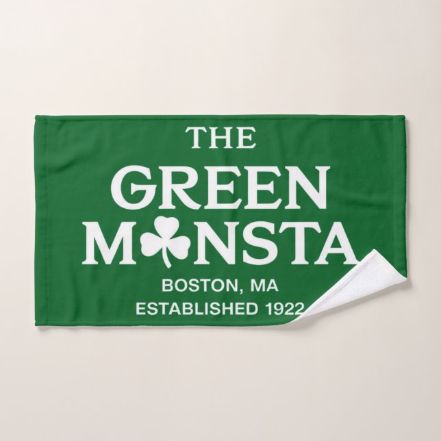 Green Monsta Boston Green Monstah Baseball Gift  Hand Towel (Hand Towel)