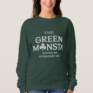 Green Monsta Boston Green Monstah Baseball Gift Sweatshirt