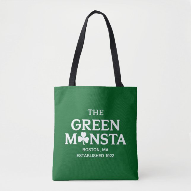 Green Monsta Boston Green Monstah Baseball Gift  Tote Bag (Front)