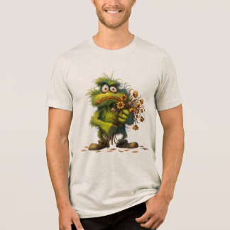 Green Monster Flower Tri-Blend Shirt