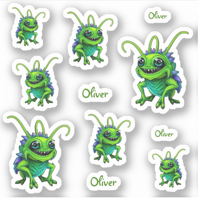 Green Monster Grasshopper -  (Front)