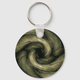 Green monster tentacles keychain