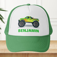 Green Monster Truck Kids