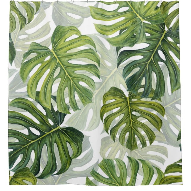 Green Monstera Tropical Watercolor (Front)