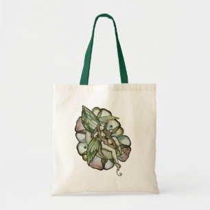 Green Moon Fairy Flower MoonChild Fairies          Tote Bag