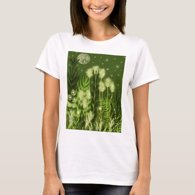 Green Moon Fantasy T-Shirt (Front)